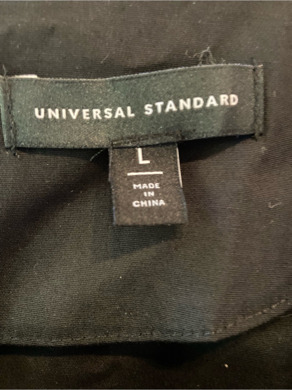 Universal Standard Black Cap-Sleeve A-Line Dress with Pockets - Large - Picture 7 of 8